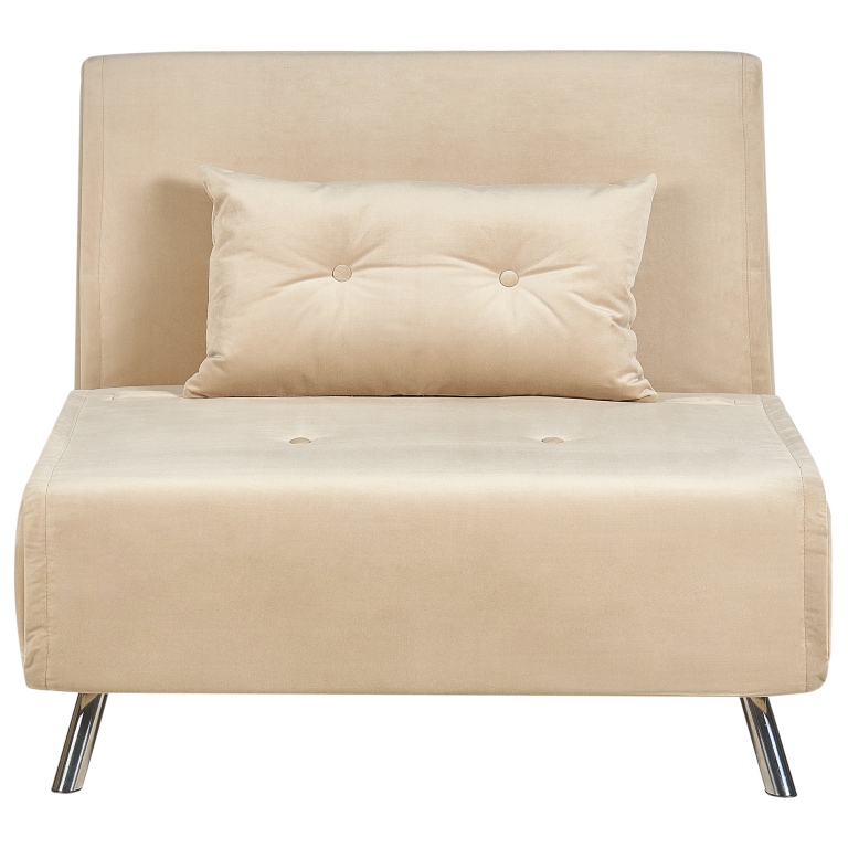 Vuodetuoli FARRIS sametti Hiekanbeige