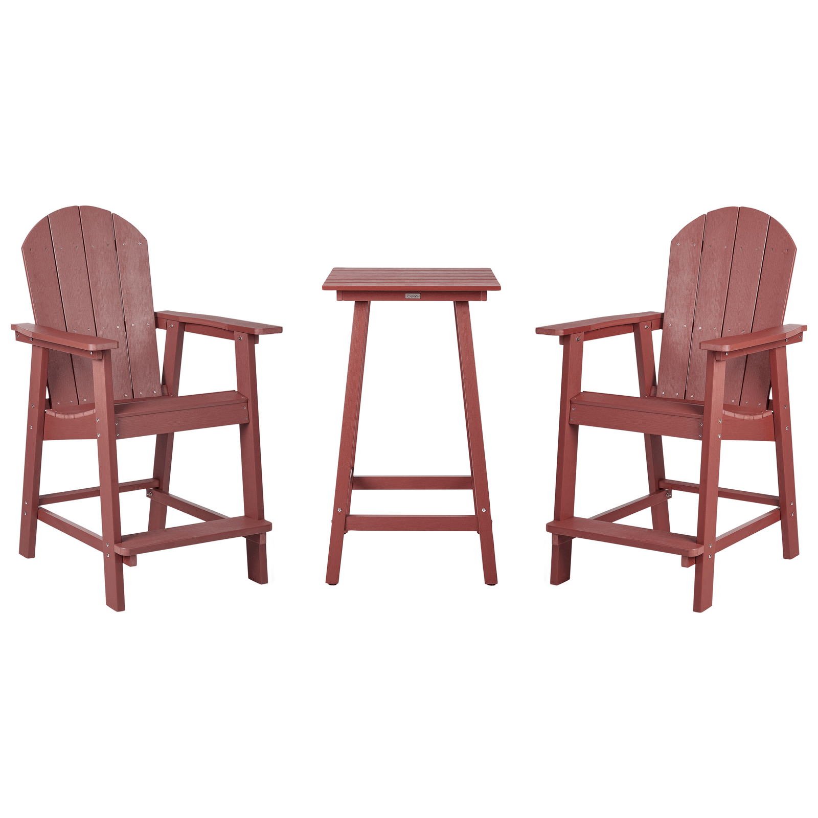 Bistrosetti ADIRONDACK Punainen