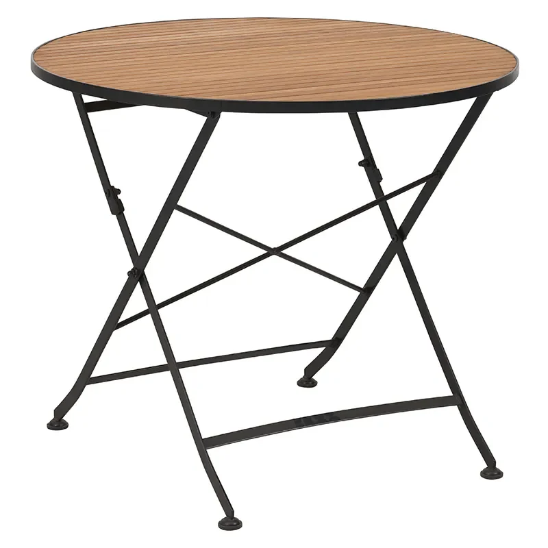 Brafab, Brewer pöytä Ø 85 cm  Musta / Teak