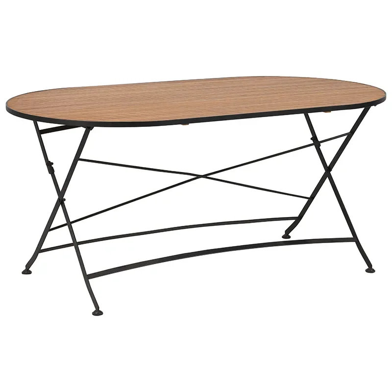 Brafab, Brewer pöytä 85x160 cm  Musta / Teak