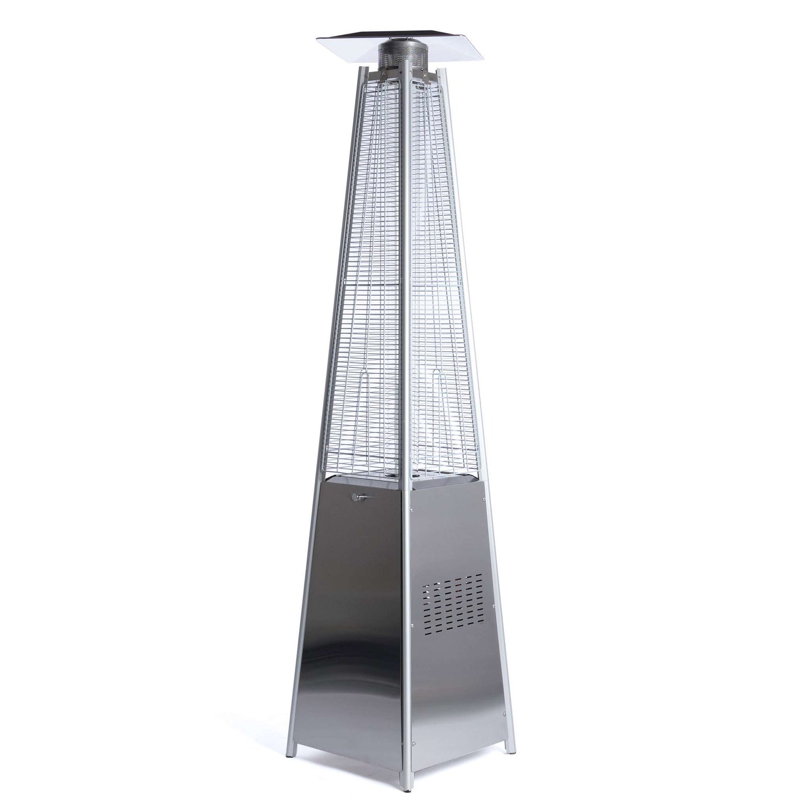 Fornorth Terassilämmitin Pyramid, 13kW kaasukäyttöinen, rosteri