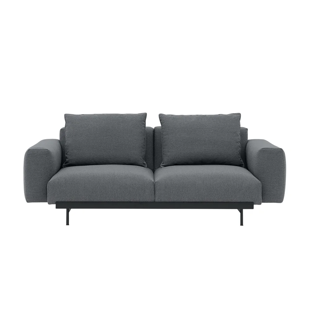 Muuto, In Situ 2-istuttava modulaarinen sohva Config 1 - Ocean80/Musta