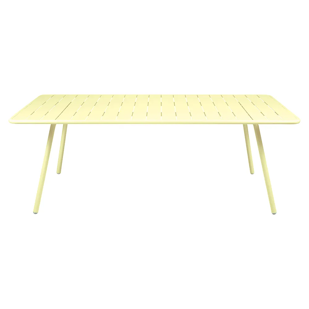 Fermob, Luxembourg ruokapöytä 100x207 cm Frosted Lemon