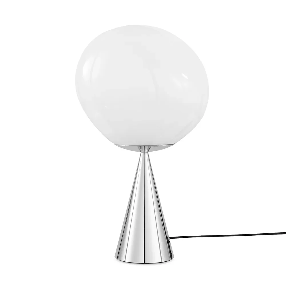 Tom Dixon, Melt Pöytälamppu Opal/Silver LED