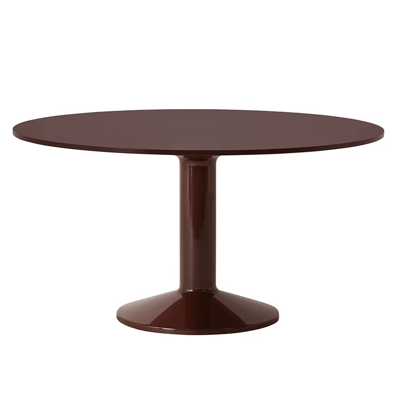 Muuto, Midst ruokapöytä 140 cm - Dark Red Linoleum Dark Red