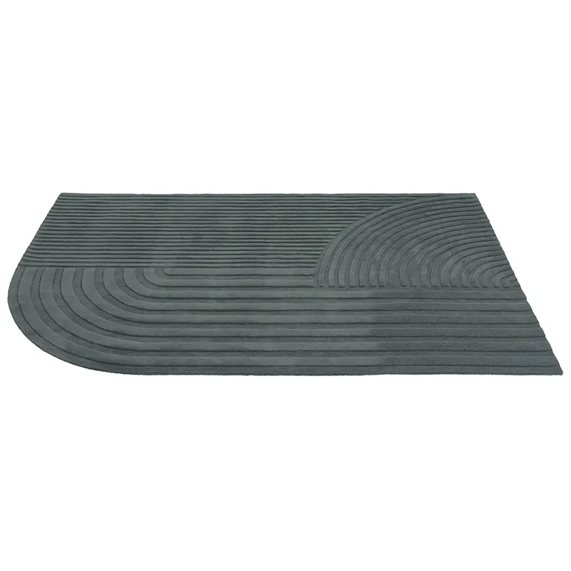 Muuto, Relevo matto 200 x 300 cm - Dark Green