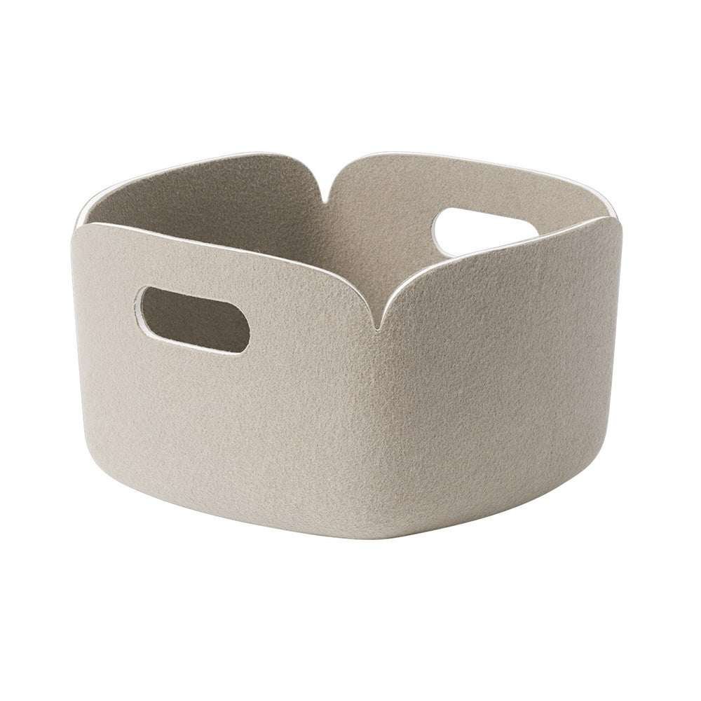 Muuto, Restore Basket säilytyslaatikko koriin 28 x 28 cm - Sand