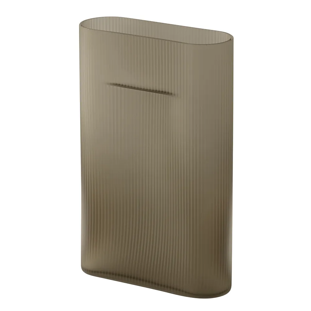 Muuto, Ridge Maljakko H: 35 cm Taupe Frosted
