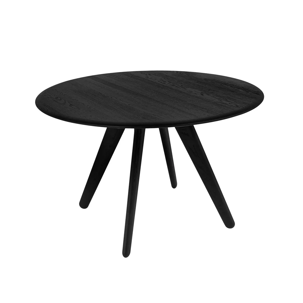 Tom Dixon, Slab pyöreä pöytä 120cm musta