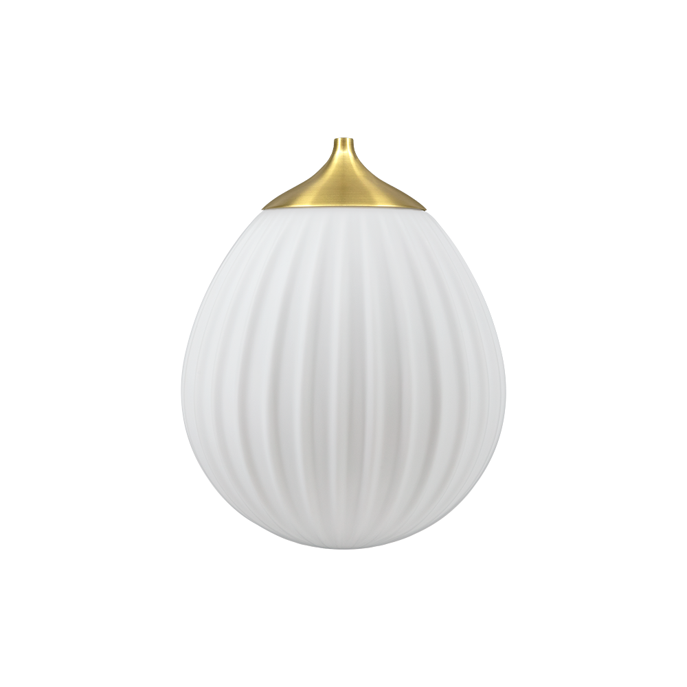 Umage, Around the World lampunvarjostin Ø21 cm White/brushed brass