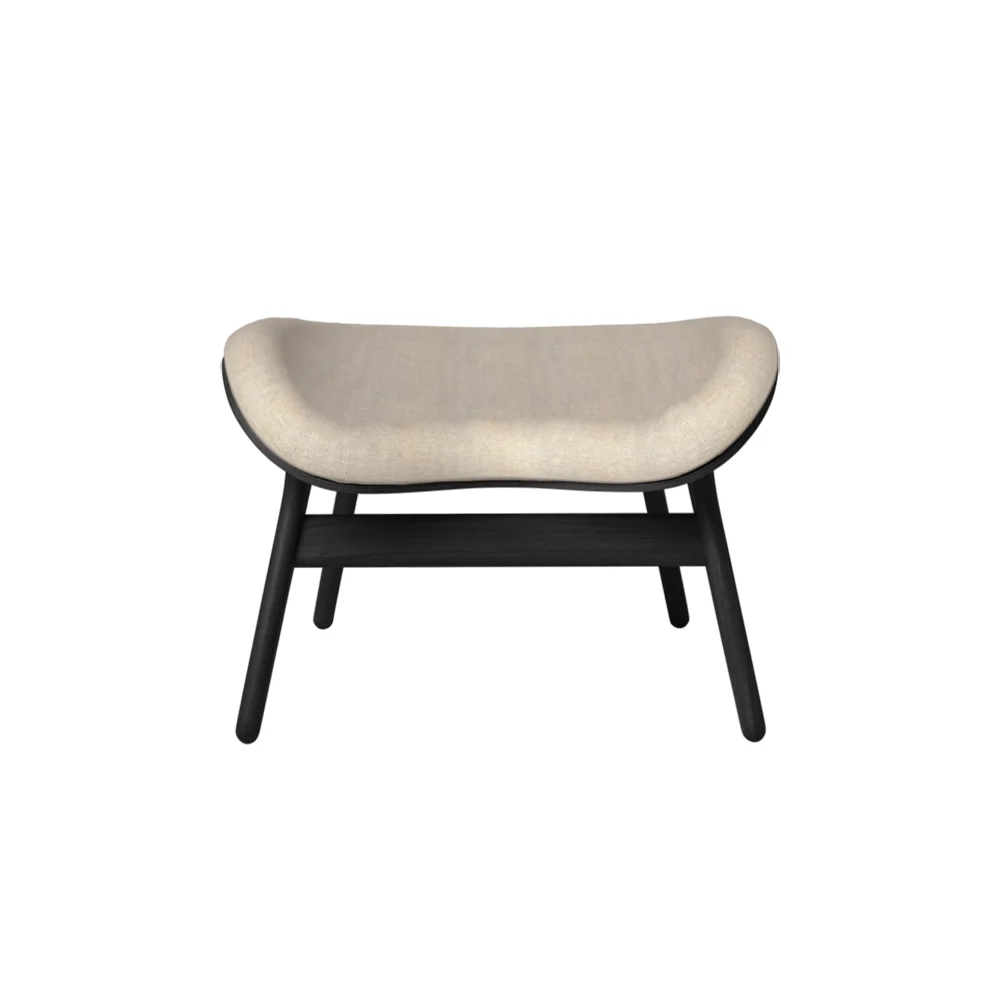 Umage, A Conversation Piece Ottoman Rakkaus Black Oak/White Sands