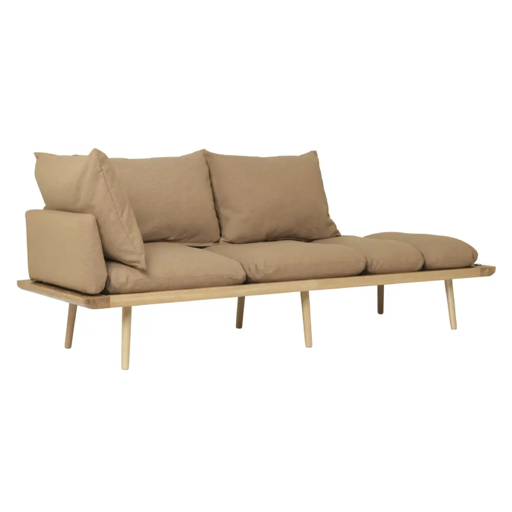 Umage, Lounge Around 3-istuttava sohva Oak/Sugar Brown