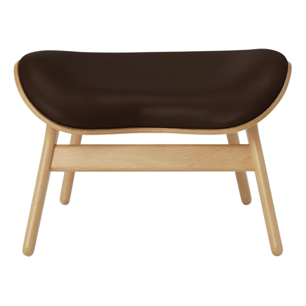 Umage, A Conversation Piece Ottoman Rakkaus Oak/Umage Leather Brown