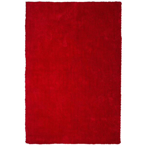 Korkeanukkainen matto DEMRE Punainen 160 x 230 cm