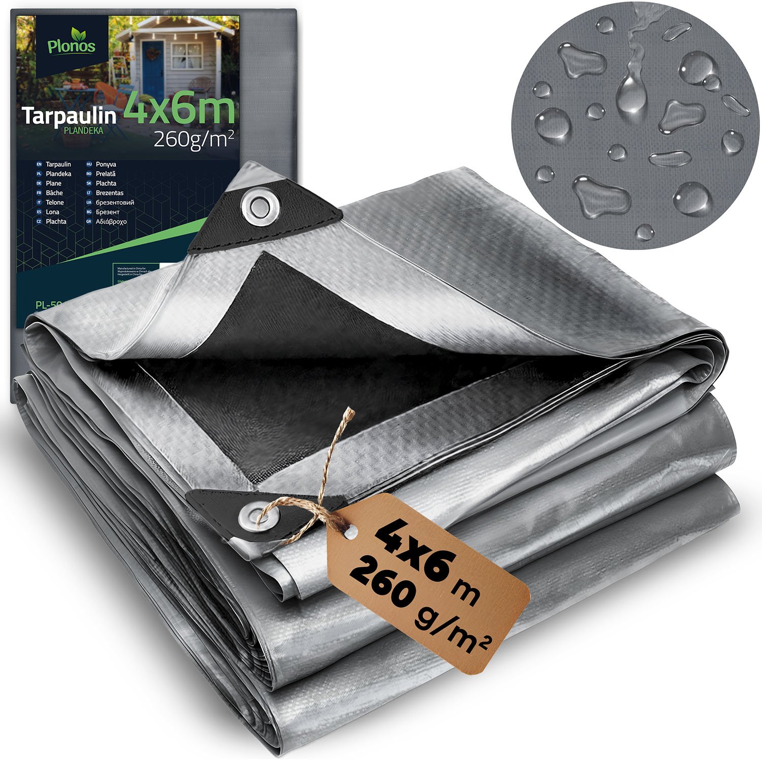 Pressu 600 x 400 cm 260 g/m2 hieno PL-501