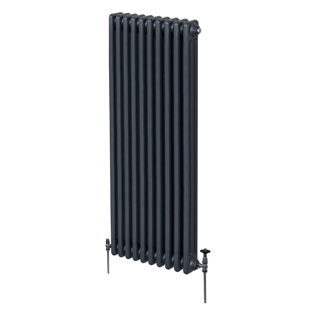 Perinteinen 3-pylväinen patteri - 1800 x 472 mm - antrasiitinharmaa