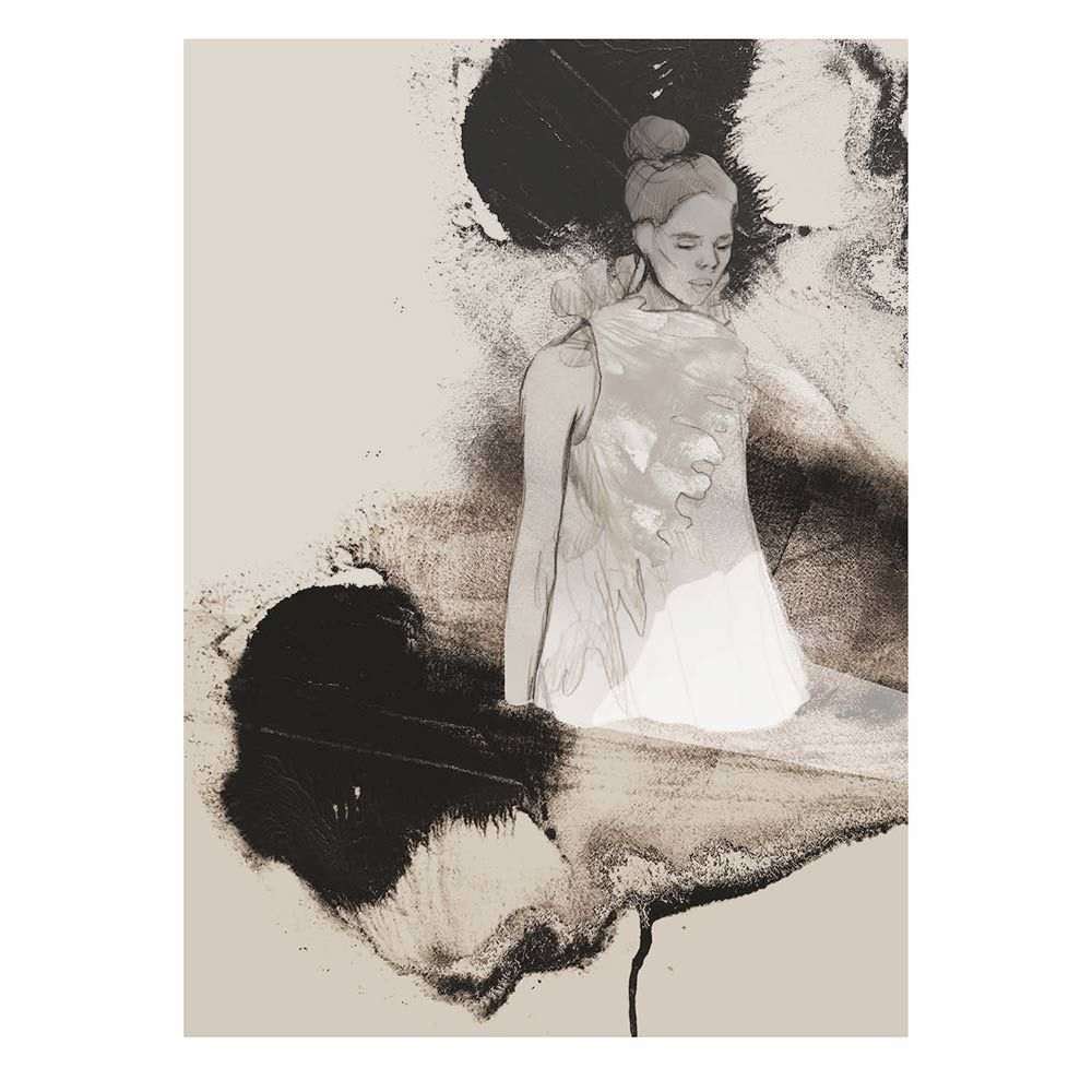 Anna Bülow, Anna Bülow poster The light 50x70 cm