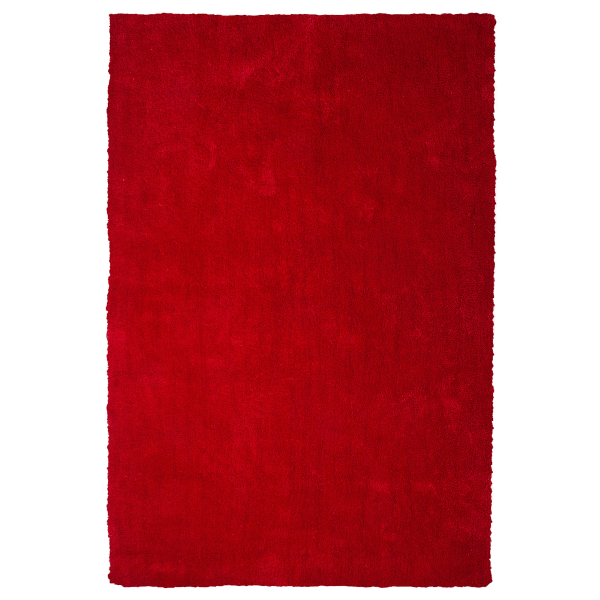 Korkeanukkainen matto DEMRE Punainen 140 x 200 cm