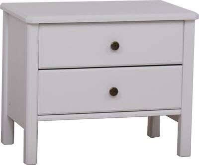Casablanca 2-laatikon lipasto 68cm valkoinen