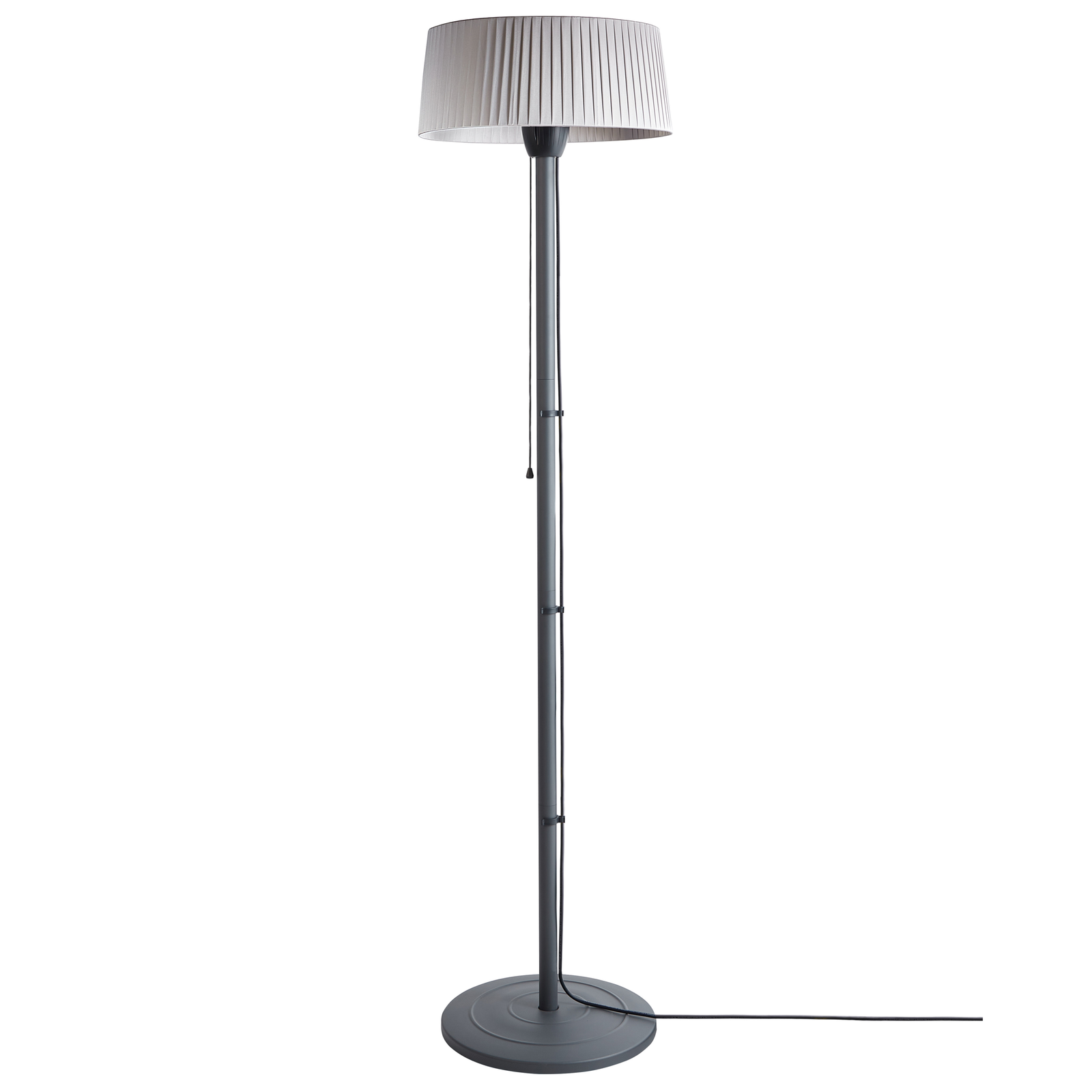 Vapaasti seisova infrapuna-terassilämmitin VARAZZE 1500 W Harmaa