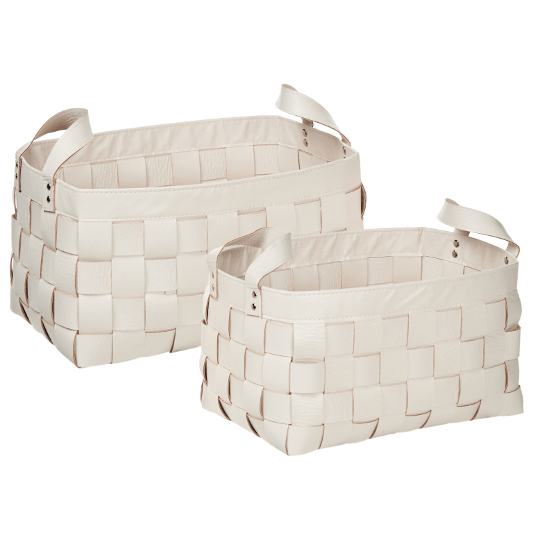 Korisetti 2 kpl SIPPAR keinonahka Beige