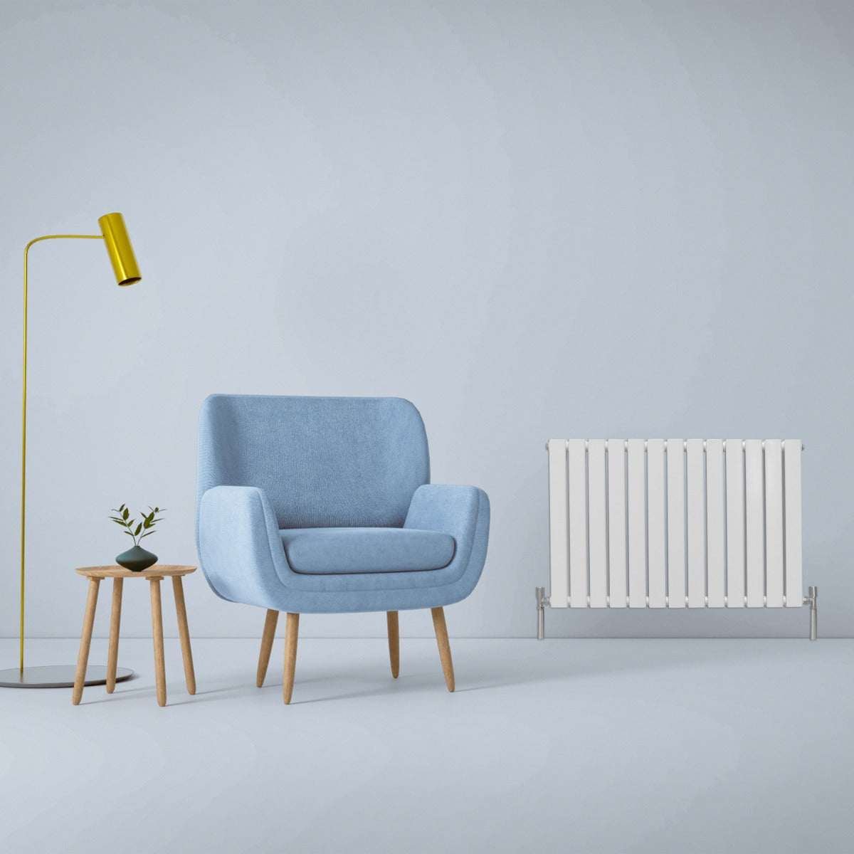 Design-litteät patterit, kiiltävän valkoiset, 600 mm x 910 mm