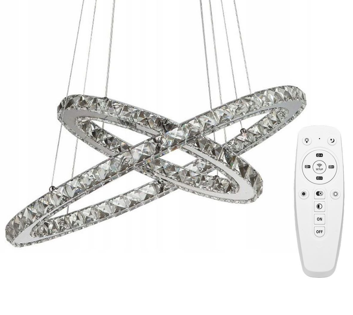 TOOLIGHT riippuva kattovalaisin APP418-CP RINGI harmaa, 49,5x49,5x49,5cm
