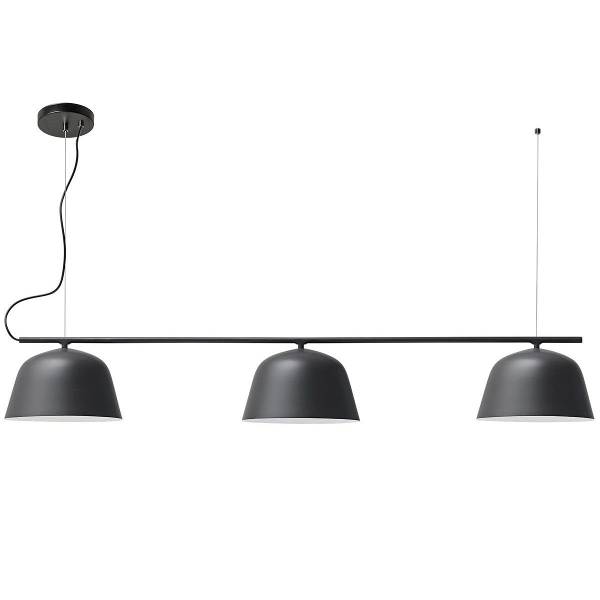 TOOLIGHT riippuva kattovalaisin APP1478-3CP musta, 115x24,5x16,5cm