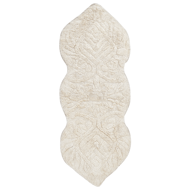 Kylpymatto CANBAR Vaaleanbeige 150 x 60 cm puuvilla