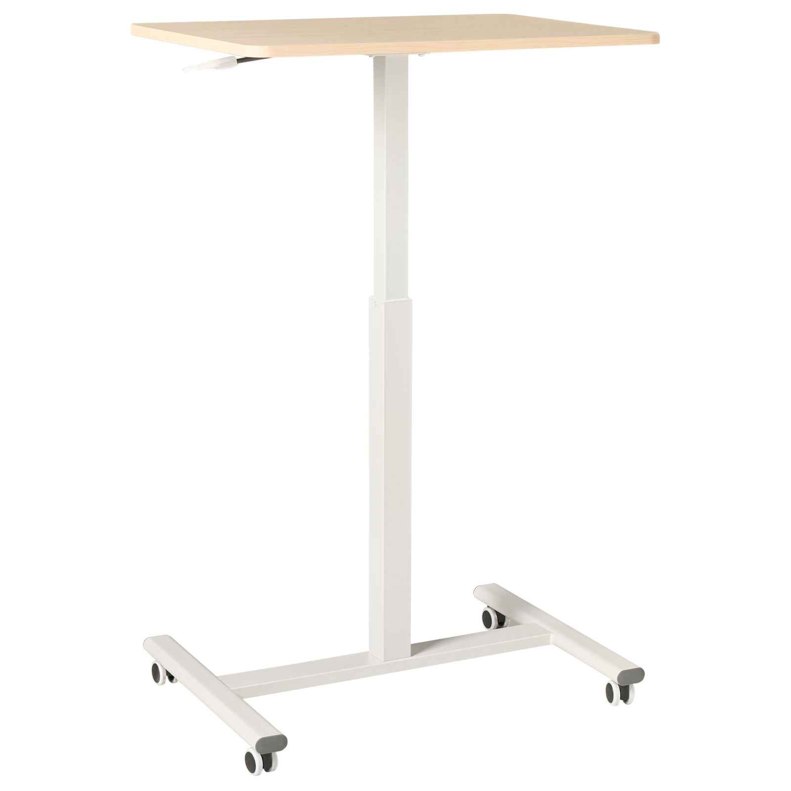Manuaalisesti säädettävä kannettavan jalusta ACADEMIA Vaaleanruskea/valkoinen 65 cm 48 cm