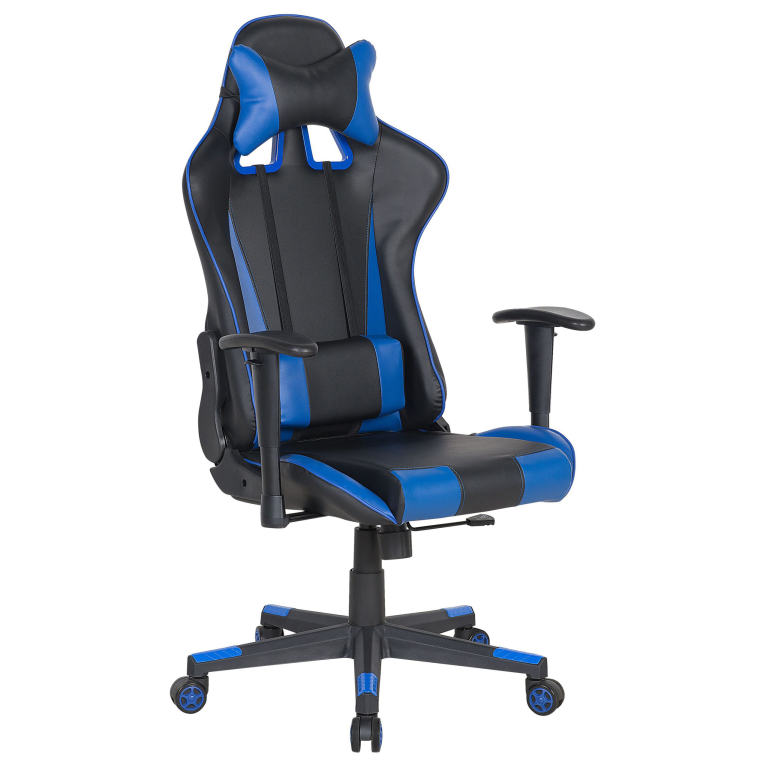 Työtuoli pyörivä GAMER keinonahka Tummansininen