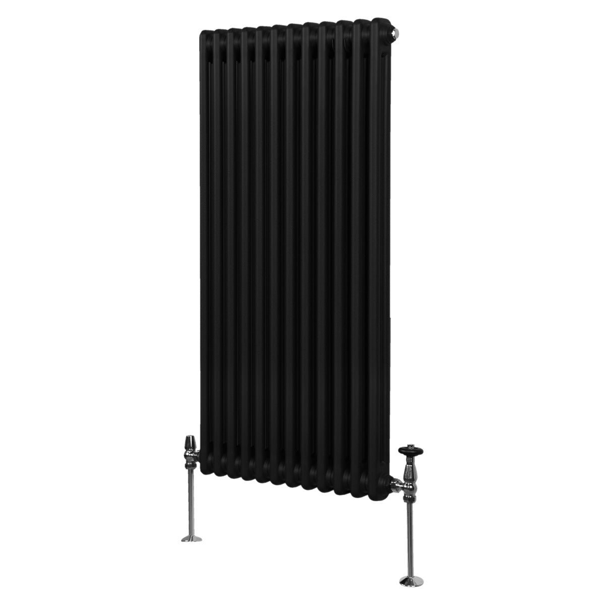 Perinteinen 2-pylväinen patteri - 1500 x 562 mm - musta