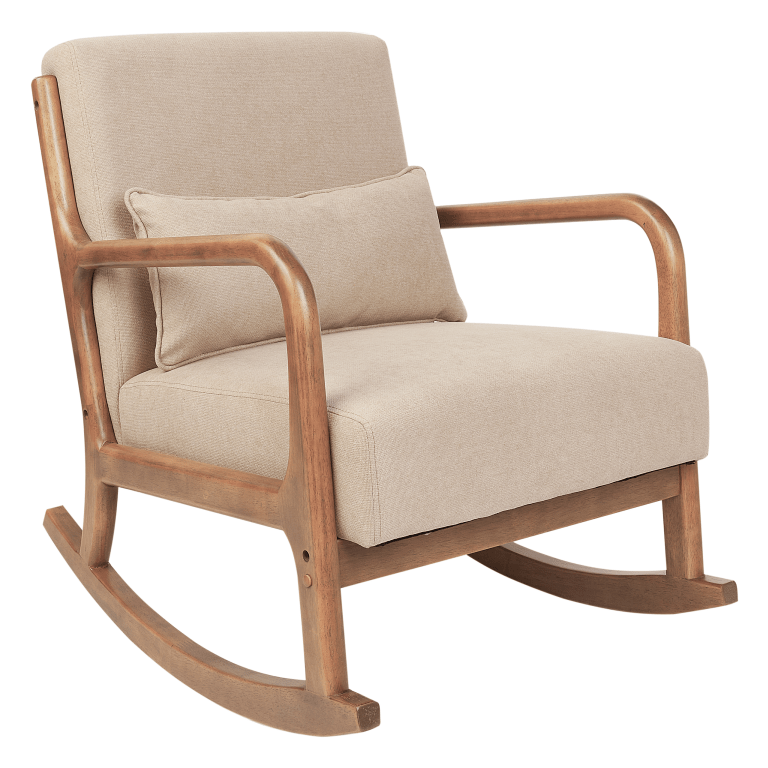 Keinutuoli SKOVDE kangas Beige