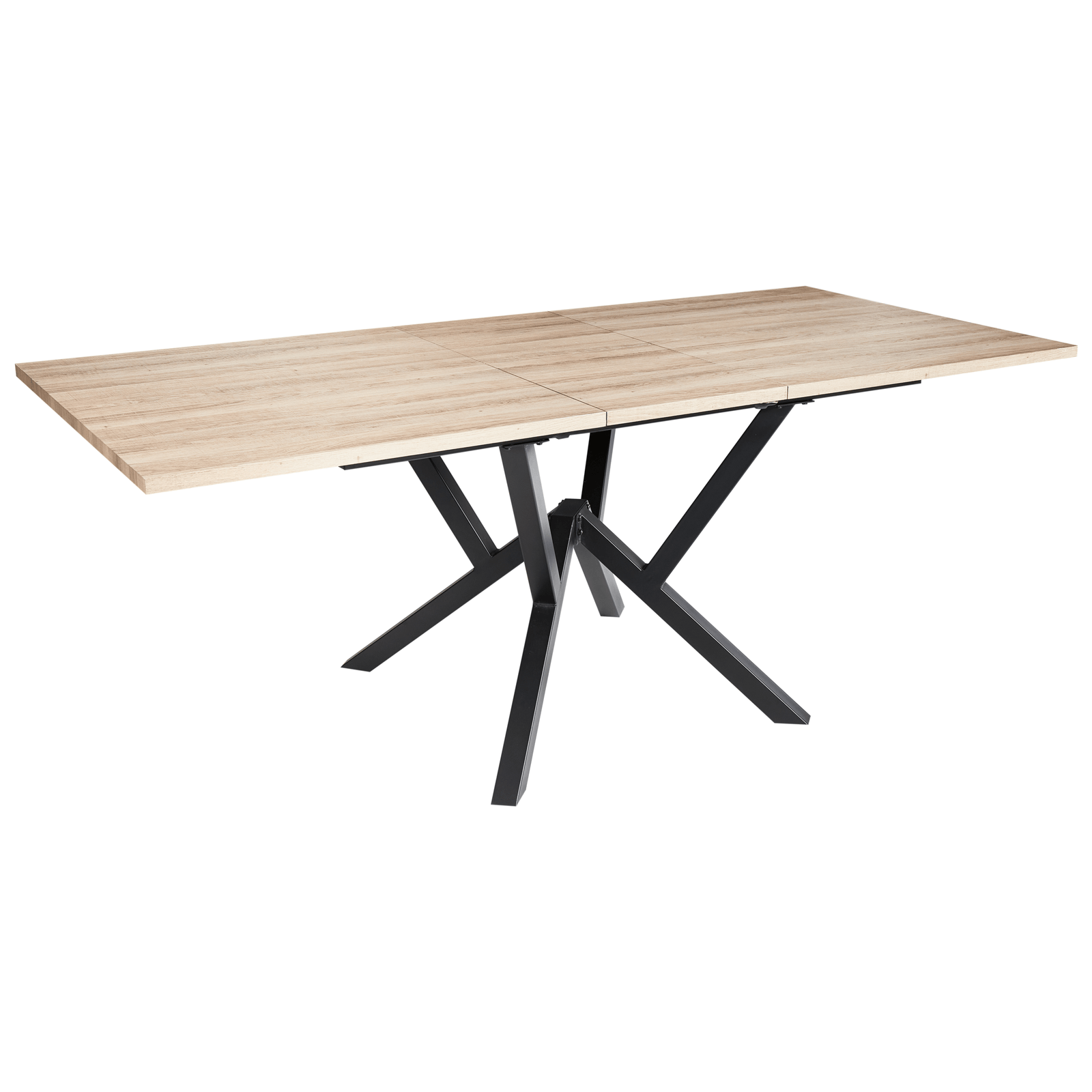 Jatkettava ruokapöytä ANSELL Vaaleanruskea 160/200 cm 90 cm