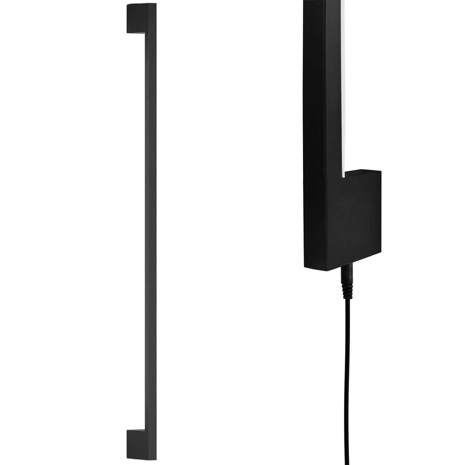TOOLIGHT seinävalaisin LHJ063-W musta, 80x1,5x4cm