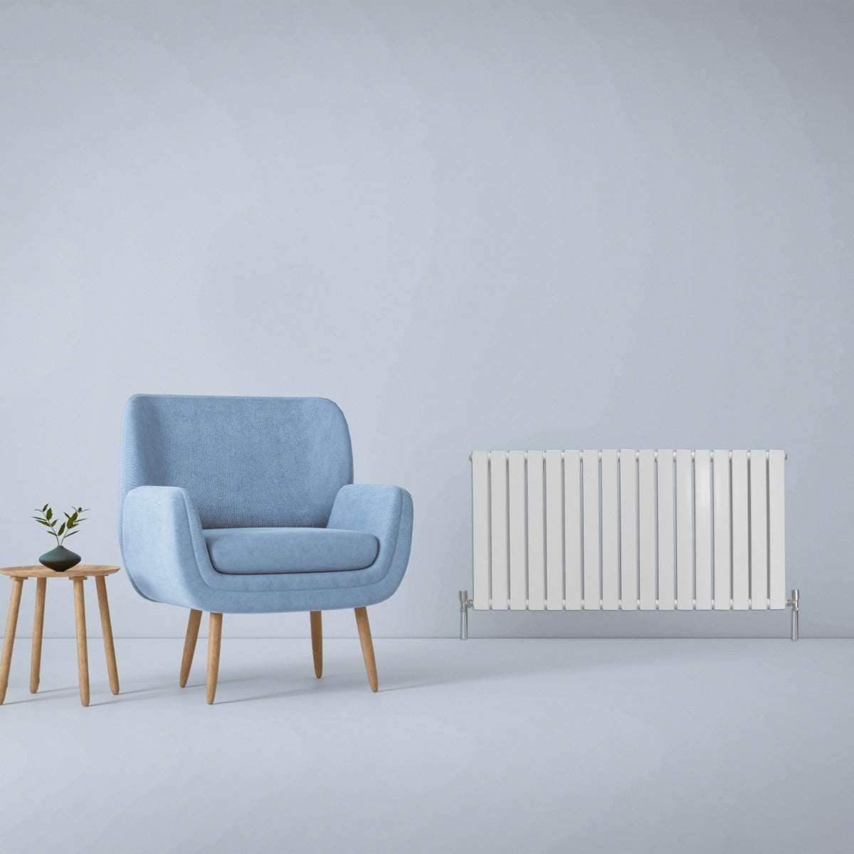 Design-litteät patterit, kiiltävän valkoiset, 600 mm x 1190 mm