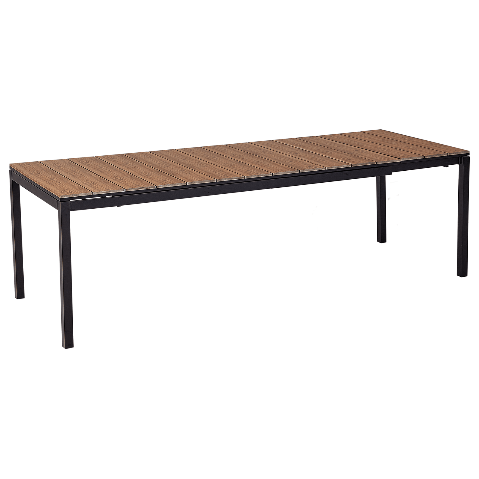 Jatkettava puutarhapöytä TOFANE 198/248 cm 90 cm Ruskea