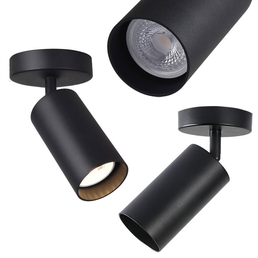 TOOLIGHT kattovalaisin APP1244-1C musta, 10x10x17,5cm