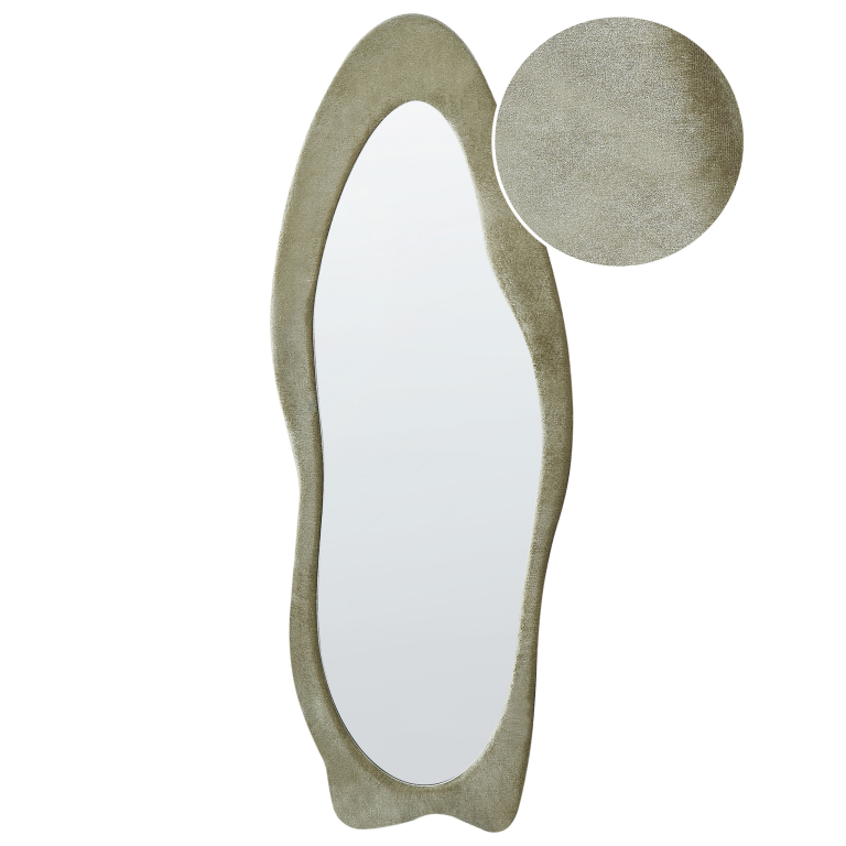 Seinäpeili REIGNY 57 cm 160 cm sametti Oliivinvihreä
