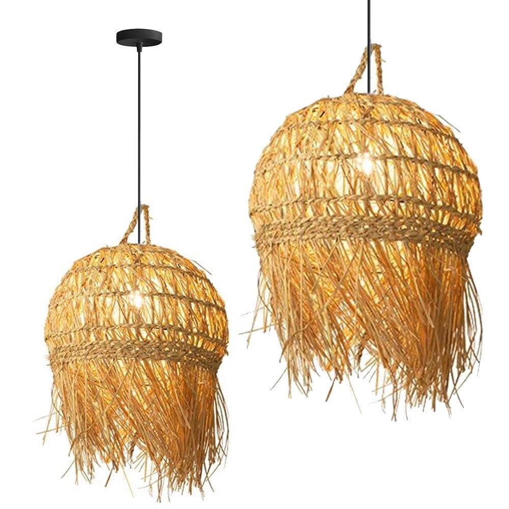 TOOLIGHT riippuva kattovalaisin APP1251-1CP BOHO ruskea, 40x40x40cm
