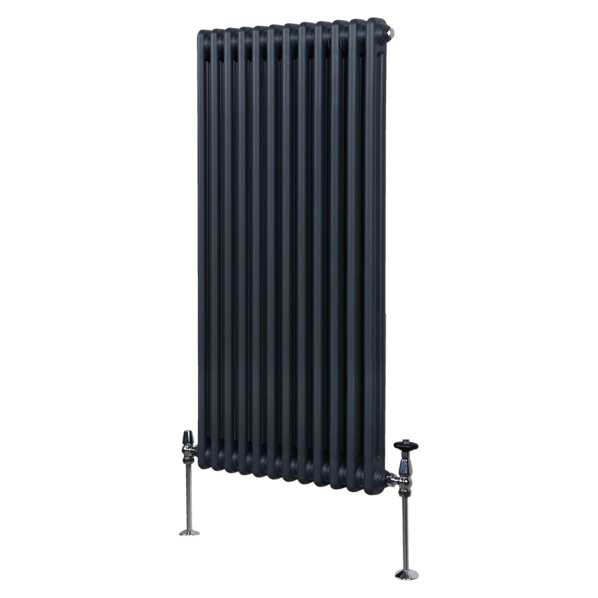 Perinteinen 2-pylväinen patteri - 1500 x 562 mm - antrasiitinharmaa