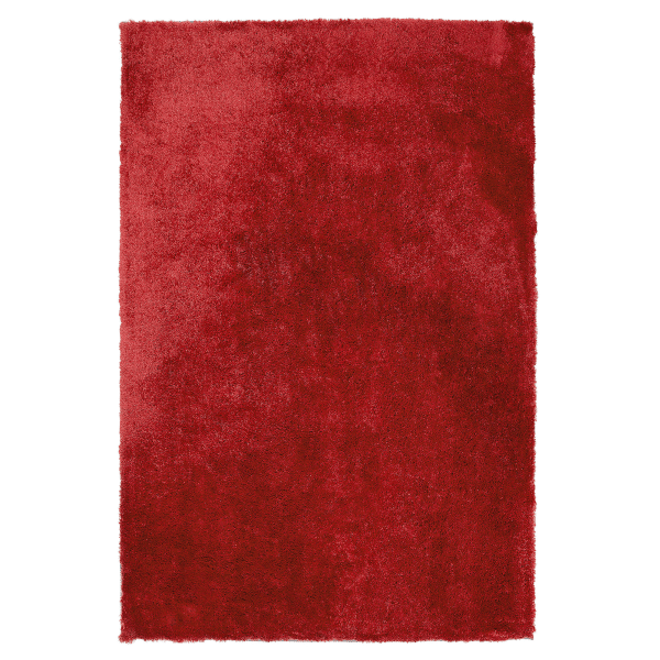 Korkeanukkainen matto EVREN Punainen 140 x 200 cm