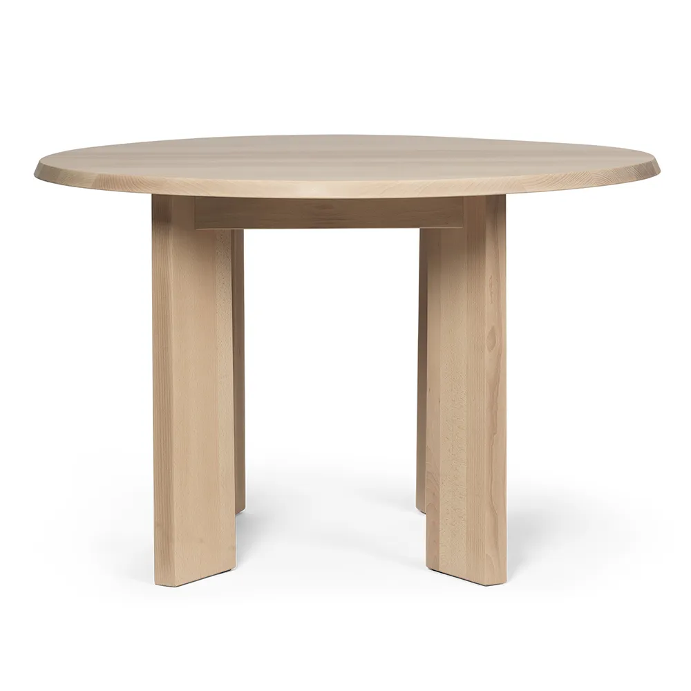 Ferm Living, Tarn Ruokapöytä 115 cm - White Oiled Beech