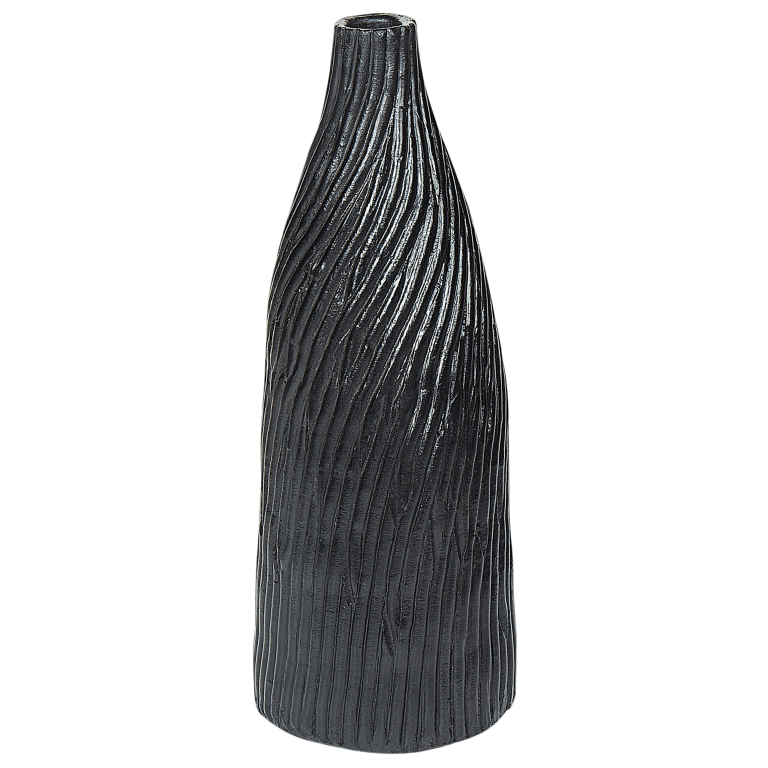 Koristemaljakko FLORENTIA keramiikka 50 cm Musta
