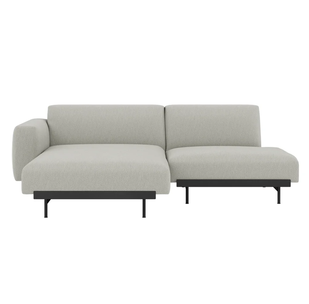 Muuto, In Situ 2-istuttava modulaarinen sohva Config 6-Clay12/Musta