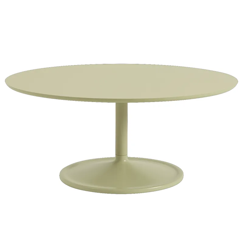 Muuto, Soft Coffee Table 95 cm Beige Green Laminate Beige Green