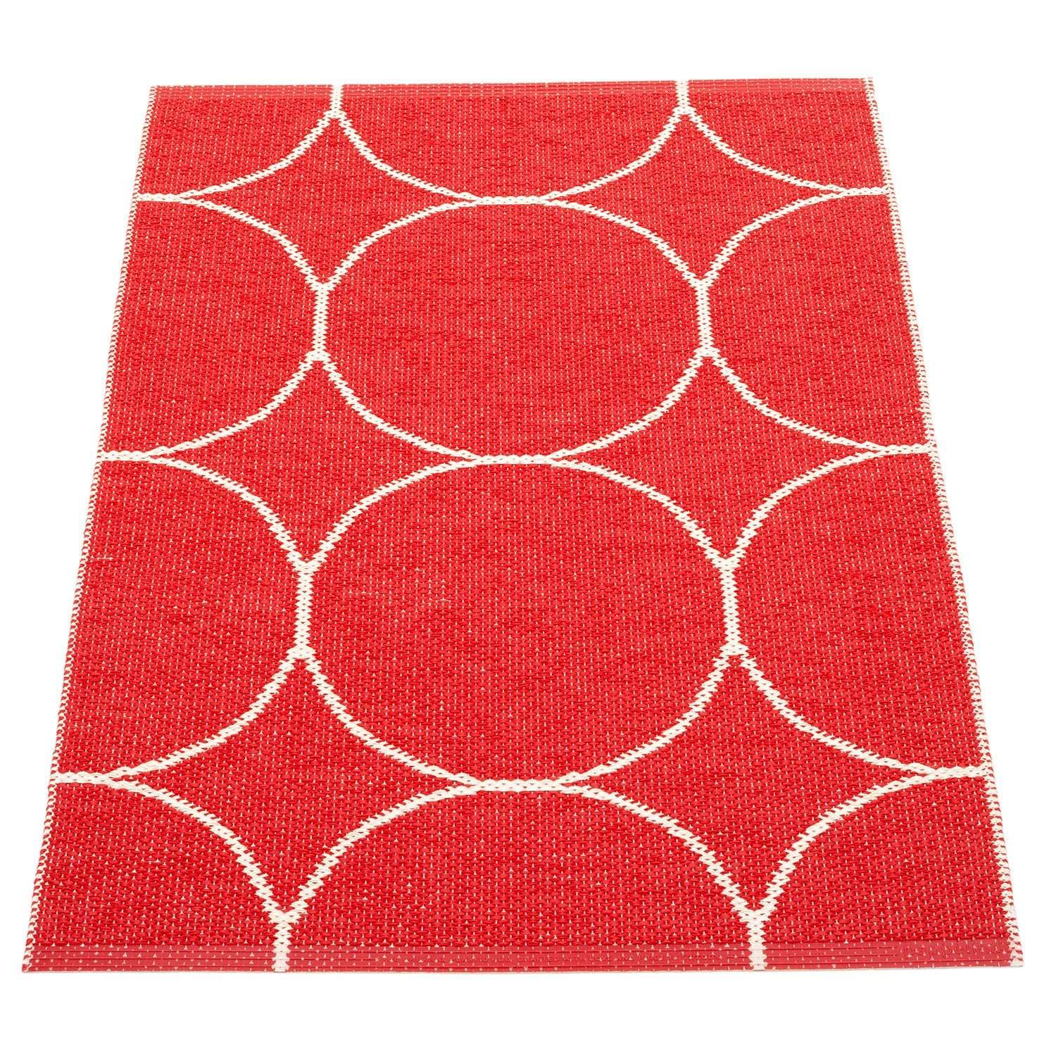 Pappelina, Boo matto 70x100 cm red / vanilla