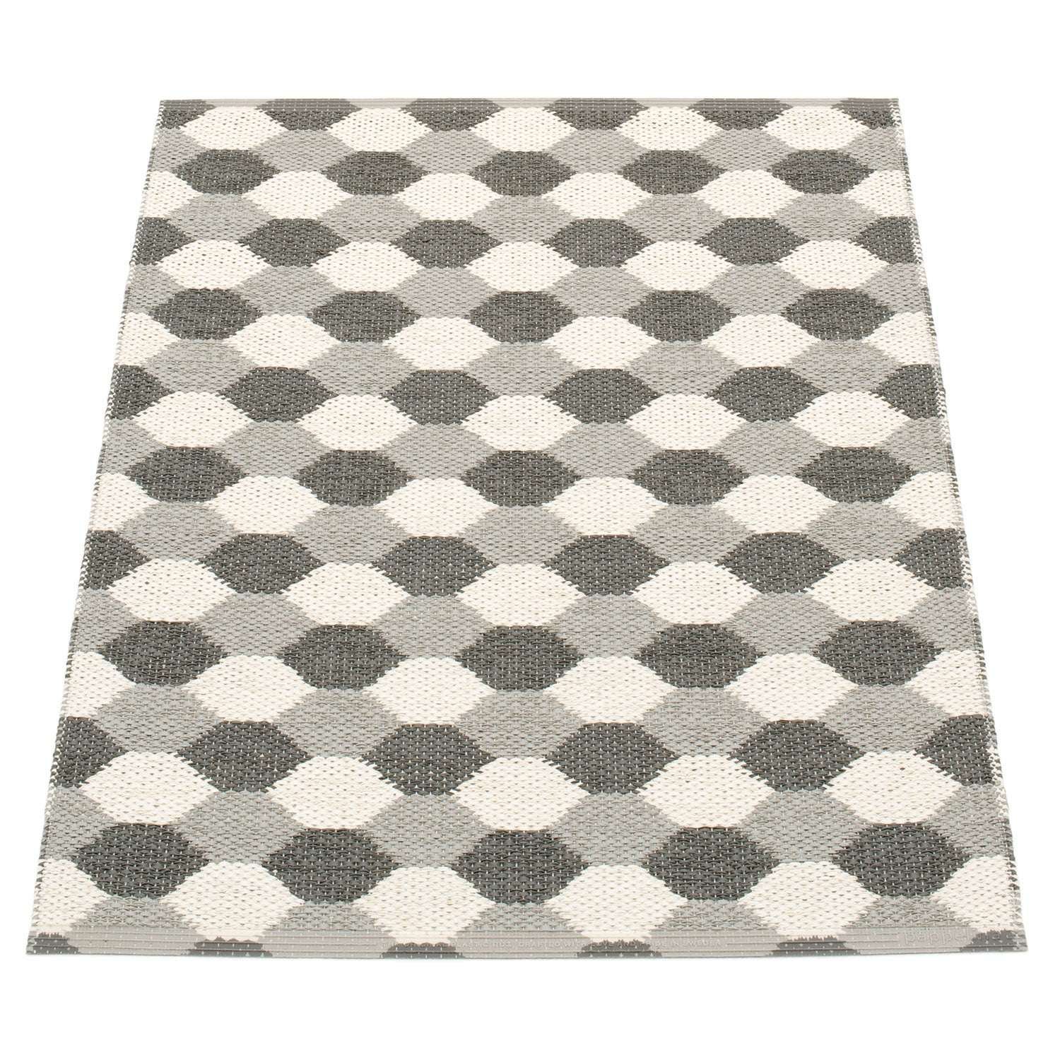 Pappelina, Dana matto 70x100 cm warm grey / charcoal / vanilla