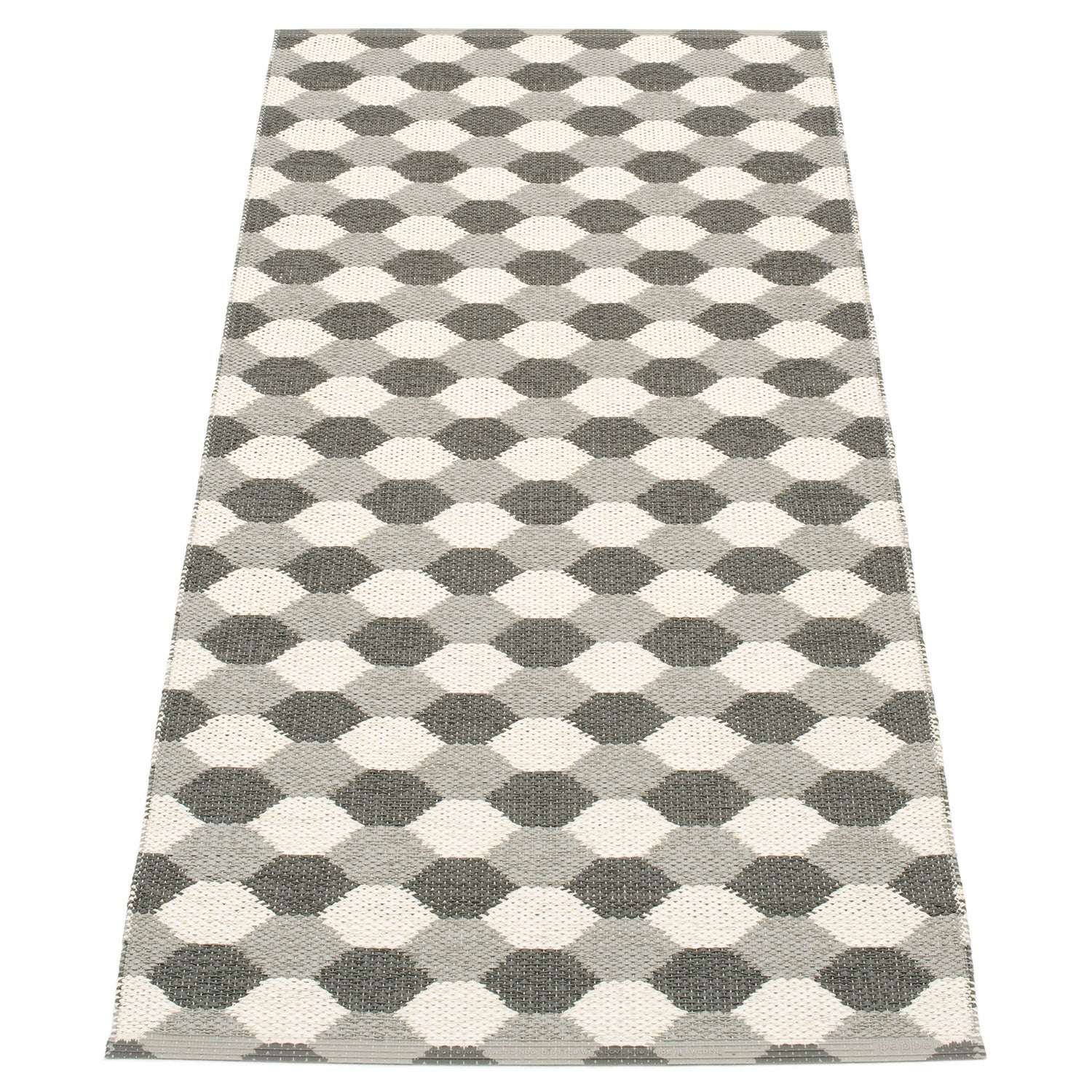 Pappelina, Dana matto 70x160 cm warm grey / charcoal / vanilla