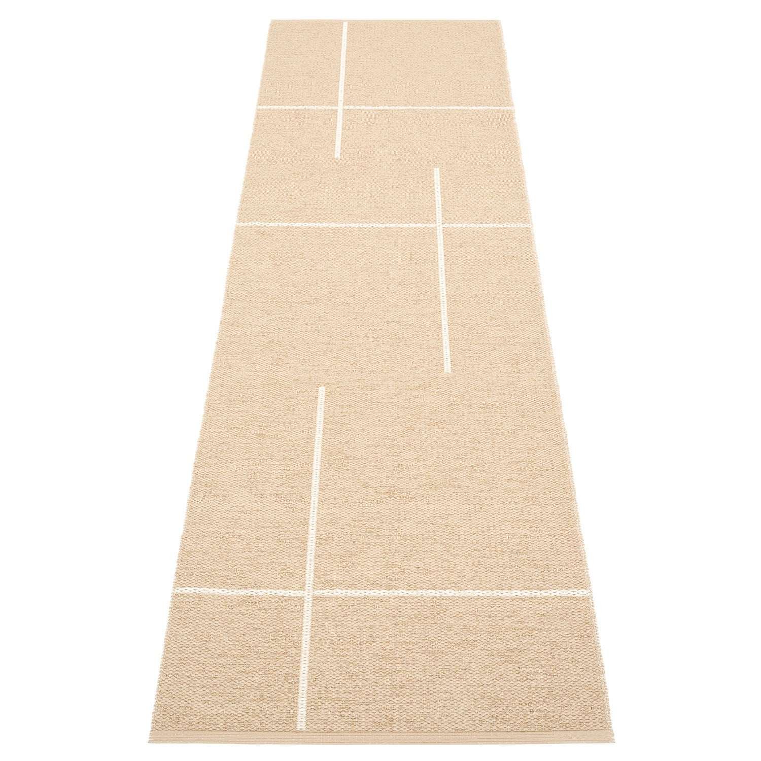 Pappelina, Fred matto 70x270 cm beige / vanilla